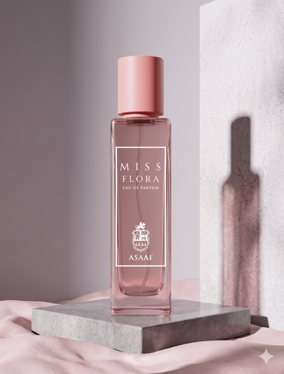 Assaf Miss Flora 100ml Eau de Parfum, a sophisticated bouquet-inspired floral fragrance for women available in Pakistan.