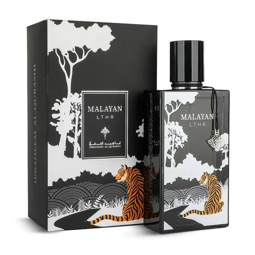 Malayan Leather Concentrated Perfume by Ibraq Ibrahim Al Qurashi - 75 ml Unisex.