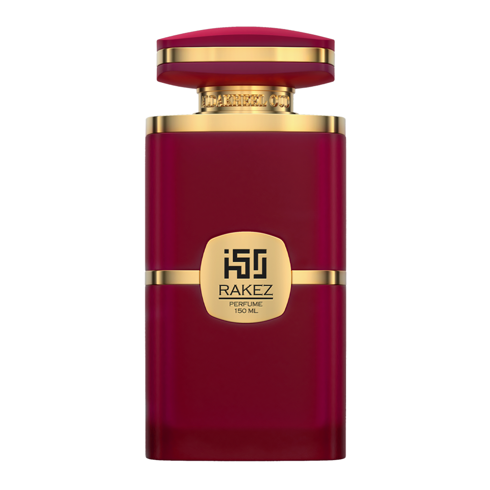 Rakez perfume Burgundy 150ml front view – Arabic oud perfume