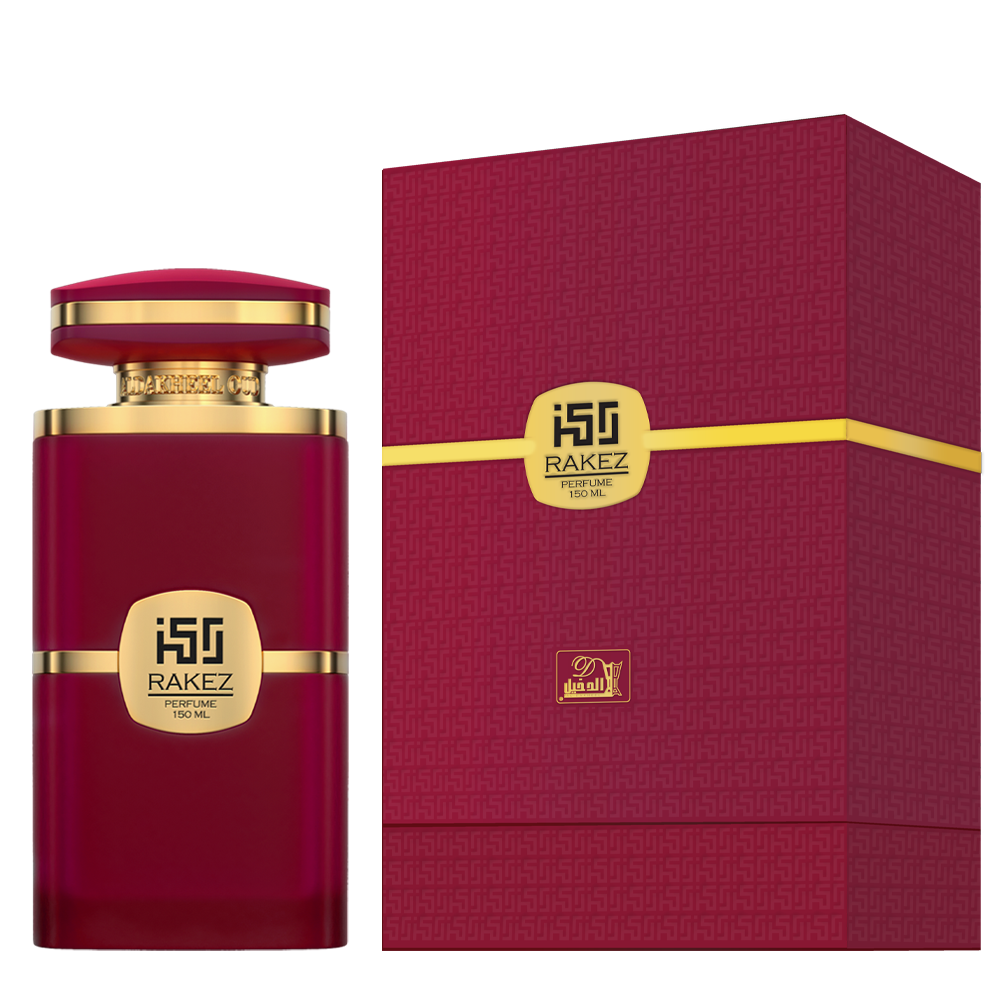 Rakez Burgundy perfume 150ml with gift box – Al Dakheel Oud
