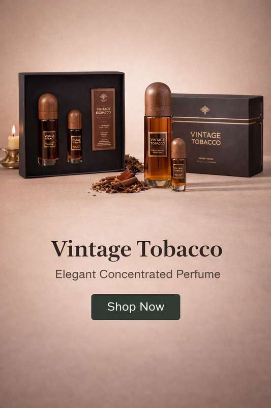 Vintage Tobacco perfume attar in Pakistan, luxury long-lasting oud fragrance with warm spicy notes for men and women